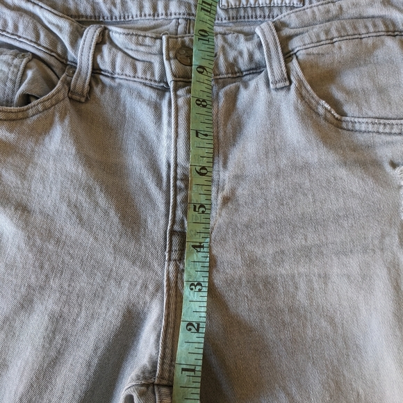 AG Adriano Goldschmied Gray distressed crop - Picture 6 of 8